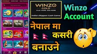 How To Use Winzo App In Nepal | Create Winzo Account In Nepal And Earn Free Fire Diamond | Winzo