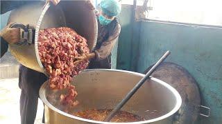 Bannu Beef Pulao Recipe | 60Kg Meat + 30Kg Rice Prepared | Malang Jan Bannu Beef Pulao Recipe