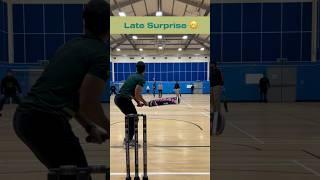 Creating Angles ‍ #indoorcricket #cricket