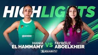  El Hammamy v Aboelkheir  | Paris Squash 2024 | QF HIGHLIGHTS