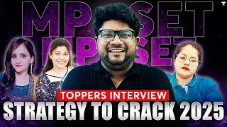 MPSET 2024 Toppers Interview | MPSET 2025 Strategy | Kuldeep Garg