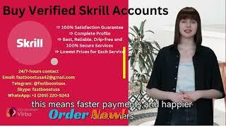 Buy Verified Skrill Accounts for Secure and Fast Transactions #VerifiedSkrillAccounts