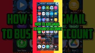 How to add Gmail to business account #whatsapp #gmail