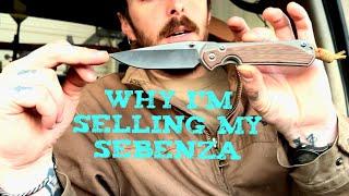 I’m selling my Sebenza 31 because it has a big problem