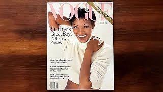 1993 June ASMR Magazine Flip Through: Vogue Naomi Campbell, Emma Thompson, Drew Barrymore