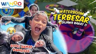 AJAK SEKELUARGA🫣⁉️COBA SEMUA WAHANA DI WAHOO WATERWORLS‍️