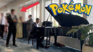 I played the Pokemon Theme Song on piano at a wedding