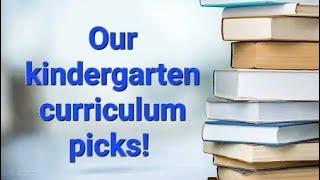 Our kindergarten curriculum for the 2023/2024 school year! #homeschool #homeschoolfamily