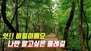  지하철역에서 1분! 종합선물셋트같은 숲속 산책길/없는것 빼고는 다 있는 트레킹코스/당일치기 트레킹 여행