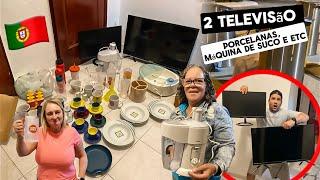 ACHEI UMA FORTUNA EM ELECTRÓNICOS e ELETRODOMÉSTICO! Porcelanas! OQUE TEM NO LIXO EM PORTUGAL ️