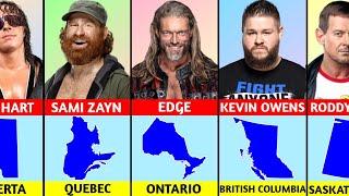 State Of Famous WWE Canadian  Wrestlers