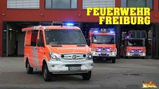 [ALARM FÜR DIE FEUERWEHR FREIBURG] - 3x Löschzug + NEF DRK & RTW MHD