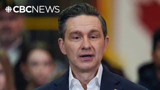 ‘Knock it off,’ Poilievre tells Trump on tariffs