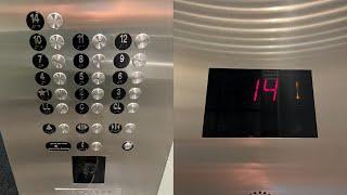 Otis Traction Parking Elevators at 1180 Peachtree Tower in Midtown Atlanta, GA