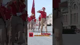 2025 Red Berets Russian Womens Parade St  Petersburg