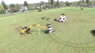 Car Soccer Game - DJI drone