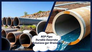 RCP Pipe Explained: Durable Concrete Solutions for Drainage