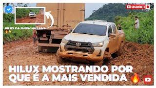 HILUX MOSTRANDO POR QUE E A PREFERIDA DO POVO DO NORTE 