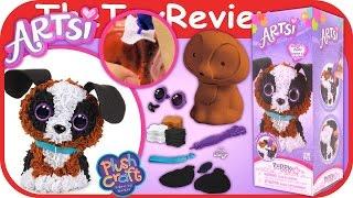 PlushCraft Puppy 3D Kit Artsi Unboxing Toy Review by TheToyReviewer