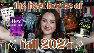 fall book recommendations 2024 | thrillers, horror, fun spooky books & more!