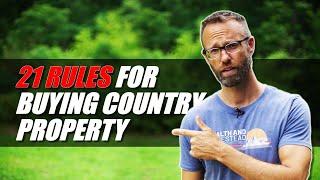 Principles to Buying Country Property