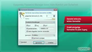 Kaspersky Password Manager Produktvideo