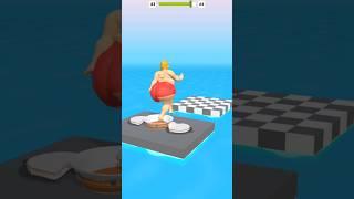 Squzzy girl in white and white cocand jump on balloon ll #fun #gameplay #shortsviral #games #shorts