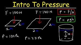 Introduction to Pressure & Fluids - Physics Practice Problems