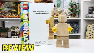 LEGO Originals Wooden LEGO Minifigure Unboxing & Review - Set # 853967