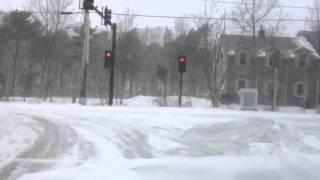 Snowstorm, Route 6 westbound