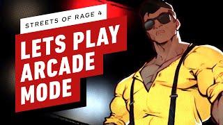 Streets of Rage 4 Lets Play - 3 Player Co-op Arcade Mode Survival Gameplay