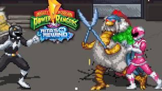 Mighty Morphin Power Rangers: Rita's Rewind Online Multiplayer (Pink Ranger Black Ranger 4)