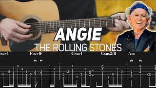 The Rolling Stones - Angie (Guitar Lesson with TAB)