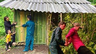 Bamboo House Completed - Police Arrest the Man Behind It All