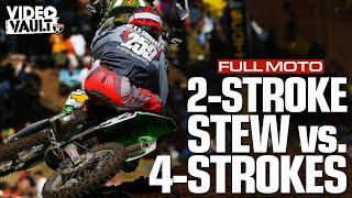 FULL MOTO. James Bubba Stewart on a Kawasaki 125cc Against 4 Strokes | 2004 Washougal 125 Moto 2