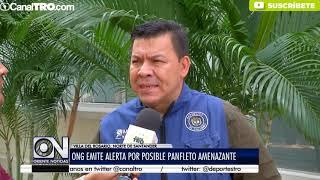 ONG alerta por posible panfleto amenazante de las  Aguilas Negras