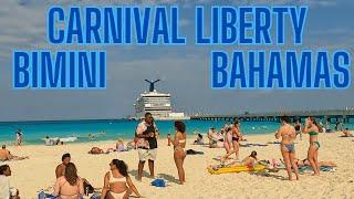 Carnival Liberty Cruise Day Three Bimini Bahamas