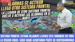 17 NOVIEMBRE. LA LLEGADA DE UN FRENTE FRIO ACTIVA LAS ALARMAS POR POSIBLES INUNDACIONES EN EL NORTE