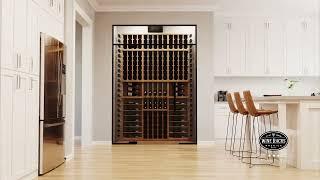 CellarVue™ Modular Wood and Metal Wine Rack System  - Wine Racks America