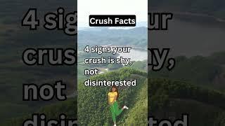 Shy Signals: 4 Signs Your Crush is Just a Bit Bashful!  #shorts