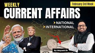 Weekly Current Affairs | February 2025 | By Mayank Sir #currentaffairs #gk #gs #bankingexams #ssc