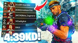 1v6 vs High K/D Tryhard Party..  (COD BO4) - Black Ops 4 2022