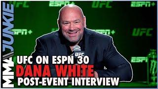 Dana White responds to Jake Paul's knockout threat | UFC on ESPN 30