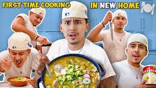 COOKING W/ BLESIV *MAKING POZOLE* (this was a mess)