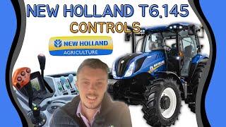 New Holland T6.145 Tractor - Controls Overview