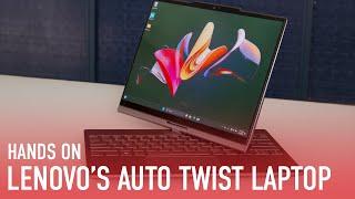 Hands On: Lenovo's ThinkBook Auto Twist Concept 2-in-1 Flexes on (Voice) Command