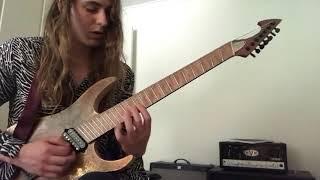 Deep Purple - Highway Star Keyboard solo on guitar
