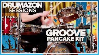 Groove Drum Co. Mahogany Pancake Drum Kit Demo by Drumazon