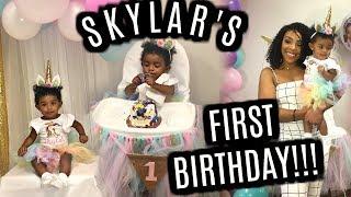 VLOG #145 | SKYLAR'S FIRST BIRTHDAY PARTY!!!