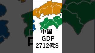 日本各地方のGDPを世界各国と比較する